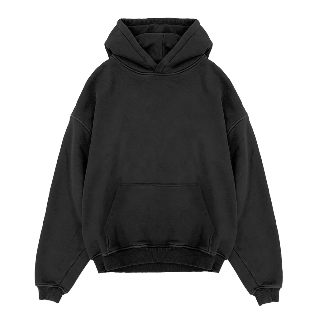 Blank hoodie black sales