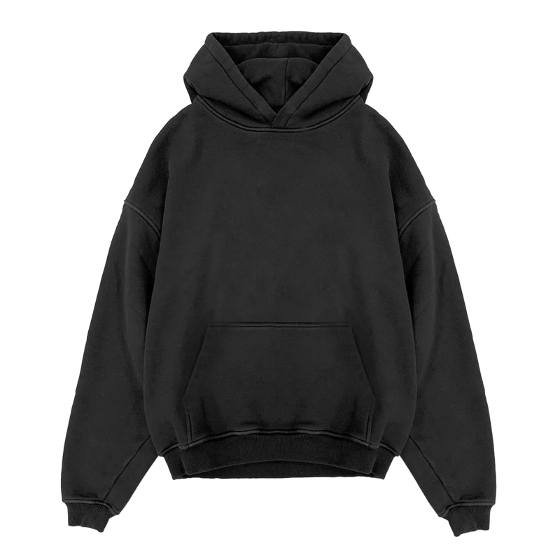 Blank Hoodie - Vintage Black