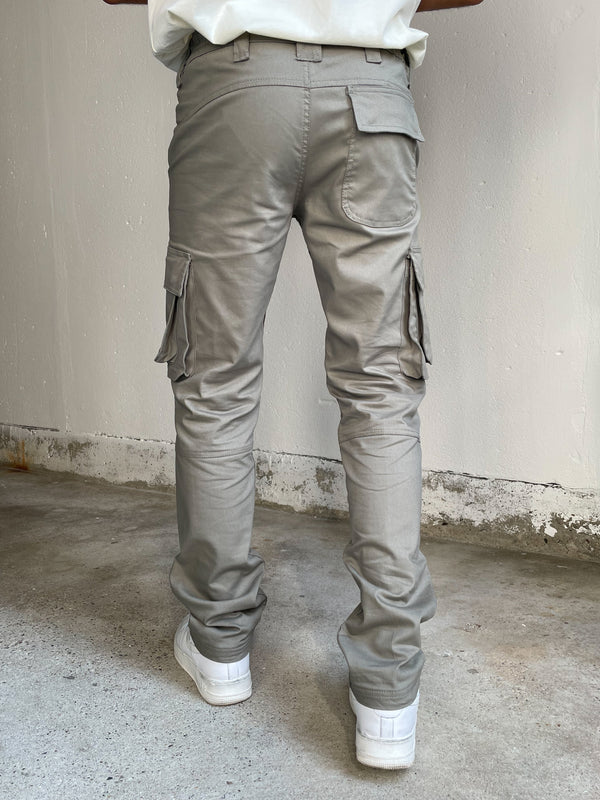 Double Pocket Cargo Pants - Khaki