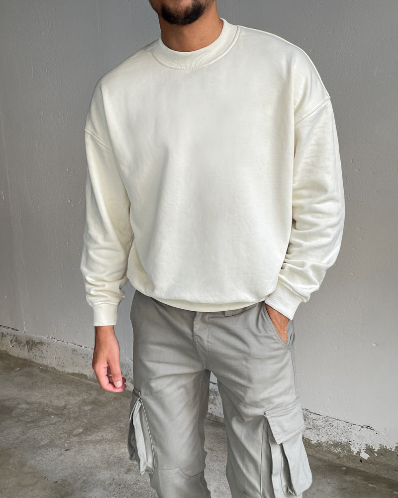 Blank Sweater - Vintage Beige – Santino Studios